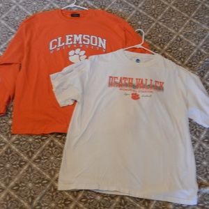 2 Clemson University Shirts